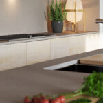 Caesarstone ICON 4004 Raw Concrete Kitchen