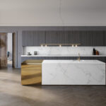 Caesarstone 5151 Empira White Kitchen