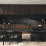 Caesarstone 5810 BlackTempal Kitchen
