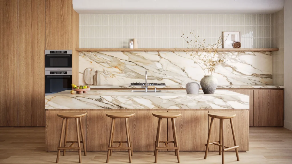 Caesarstone Porcelain 536 Antikella kitchen