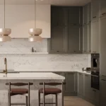 Caesarstone ICON 5143 White Attica kitchen